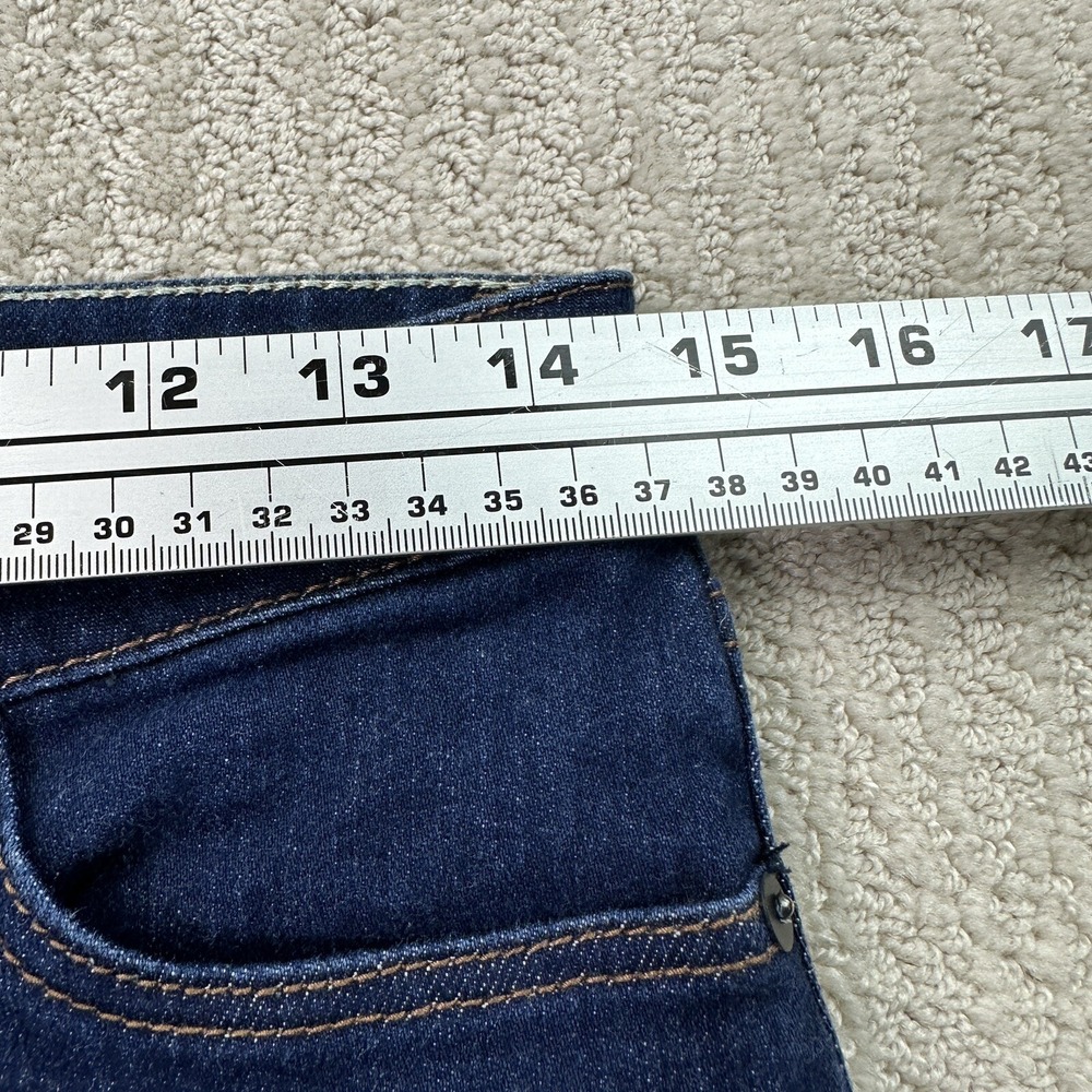 Pilcro And The Letterpress Jeans Mid Rise Skinny Blue Denim Women's Size 28 - Picture 3 of 14